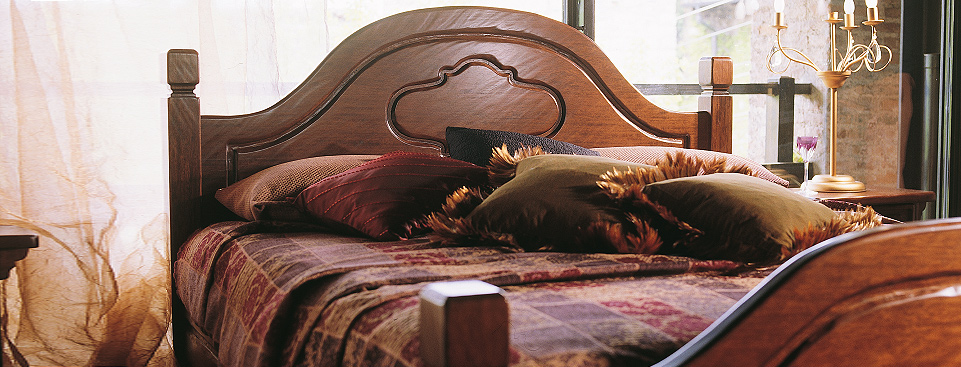 Prodotti - Zona notte - Antico rustico bed -  Mobili Rustici - Croce Giovanni & Figlio 