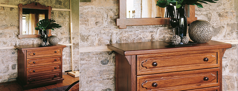 Prodotti - Zona notte - Chest of drawers -  Mobili Rustici - Croce Giovanni & Figlio 