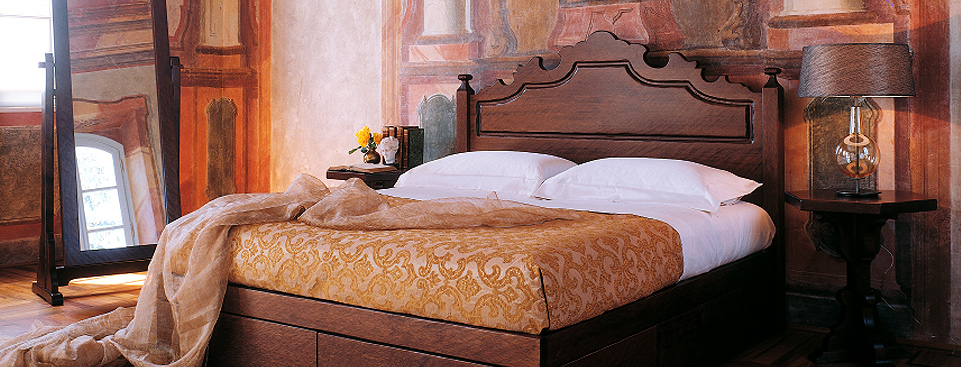 Prodotti - Zona notte - Convent style bed -  Mobili Rustici - Croce Giovanni & Figlio 